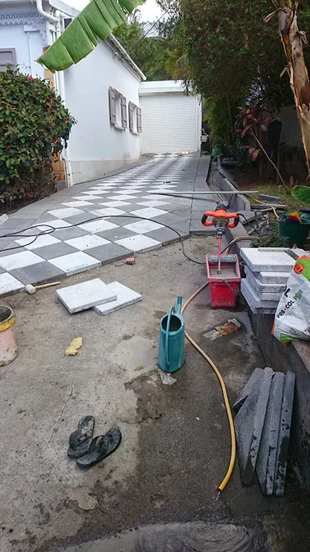 Terrasse extérieure à Saint-André